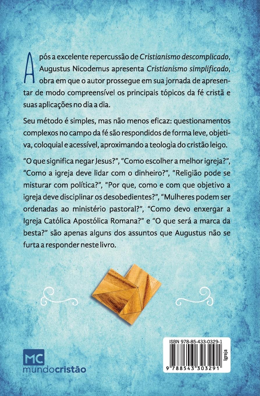 Rückseitencover Cristianismo simplificado