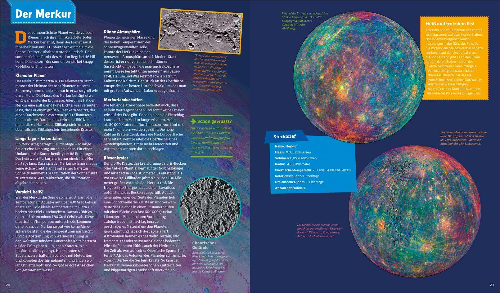Beispielinhalt (Bild) WAS IST WAS Weltraumatlas