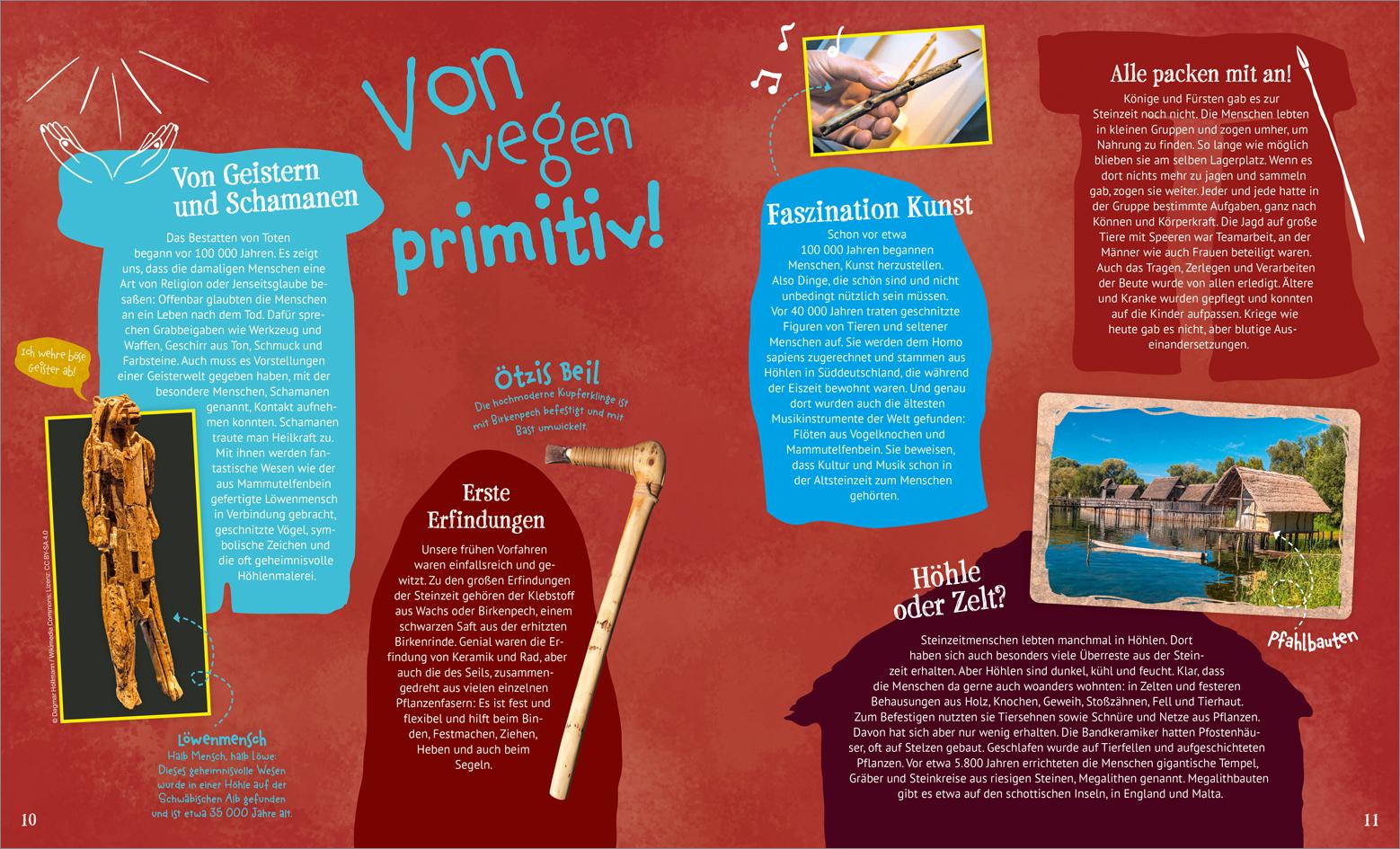 Beispielinhalt (Bild) Vom Mammut bis zur Mondlandung. Eine erstaunliche Reise durch die Weltgeschichte