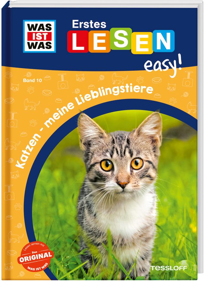 Vorderes Coverbild WAS IST WAS Erstes Lesen easy! Band 10. Katzen - meine Lieblingstiere