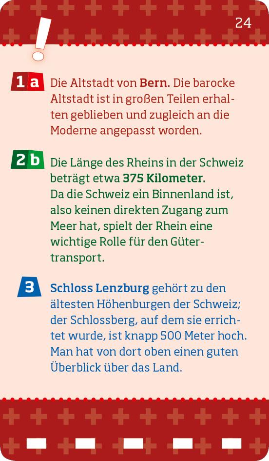 Beispielinhalt (Bild) WAS IST WAS Quiz Schweiz