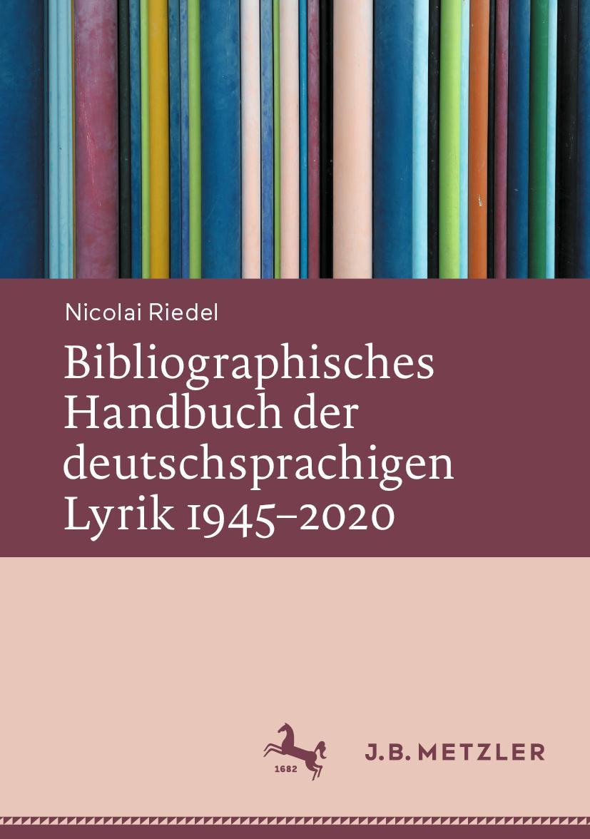 Vorderes Coverbild Bibliographisches Handbuch der deutschsprachigen Lyrik 1945-2020