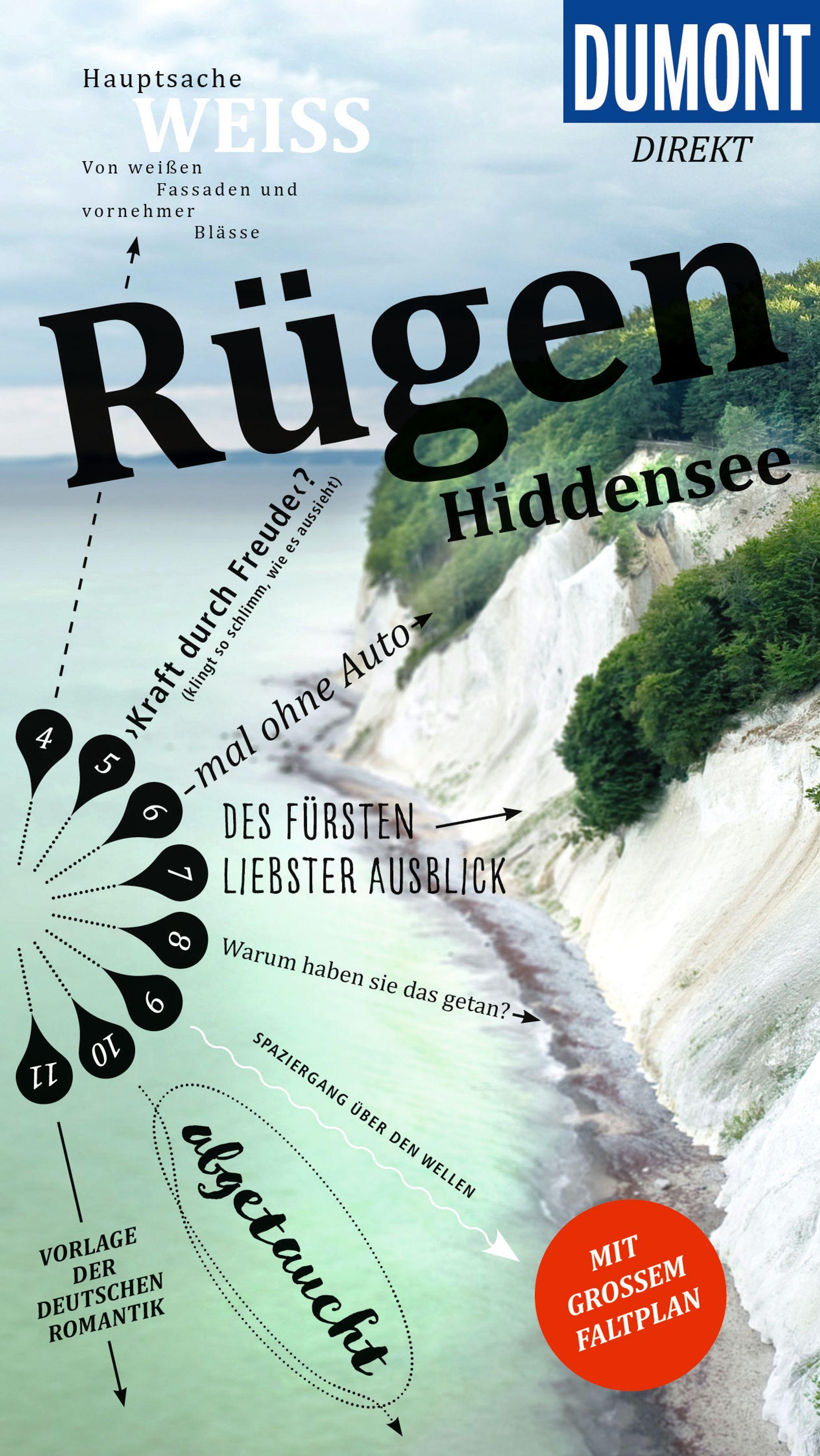 Vorderes Coverbild DuMont direkt Reiseführer Rügen, Hiddensee