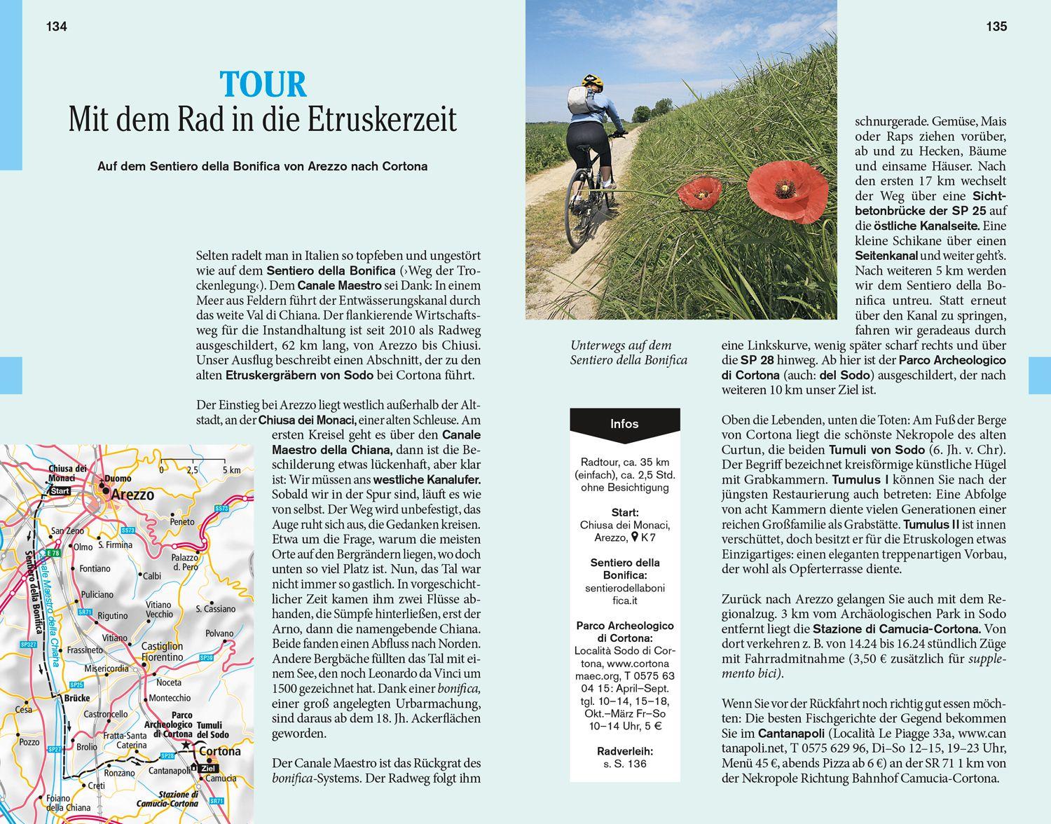 Beispielinhalt (Bild) DuMont Reise-Taschenbuch Reiseführer Toskana