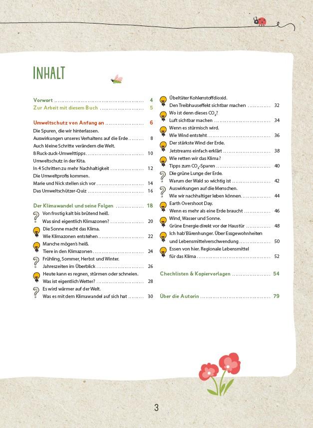 Beispielinhalt (Bild) Die Kita-Umwelt-Retter: Wetter & Klima