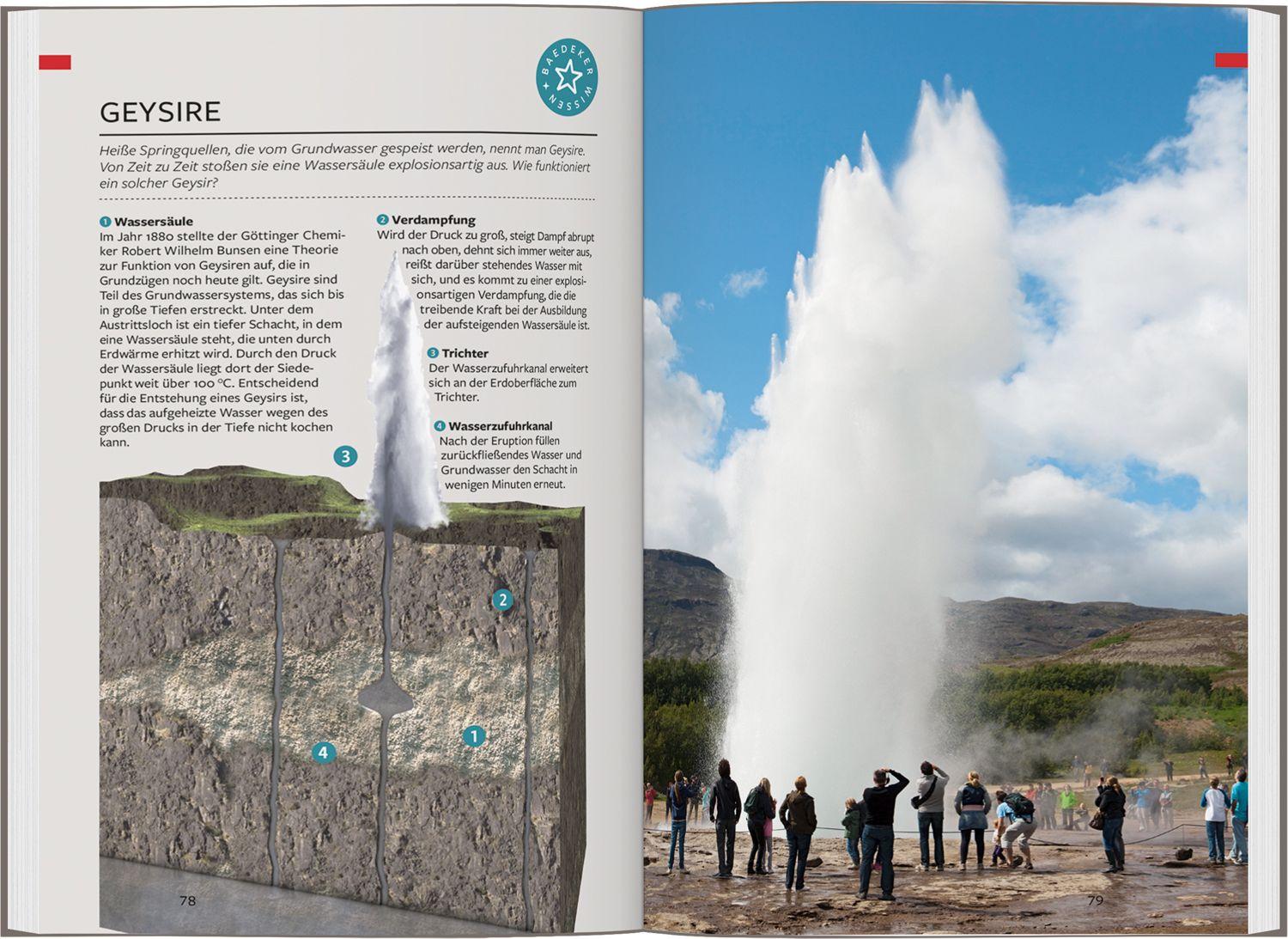 Beispielinhalt (Bild) Baedeker Reiseführer Island
