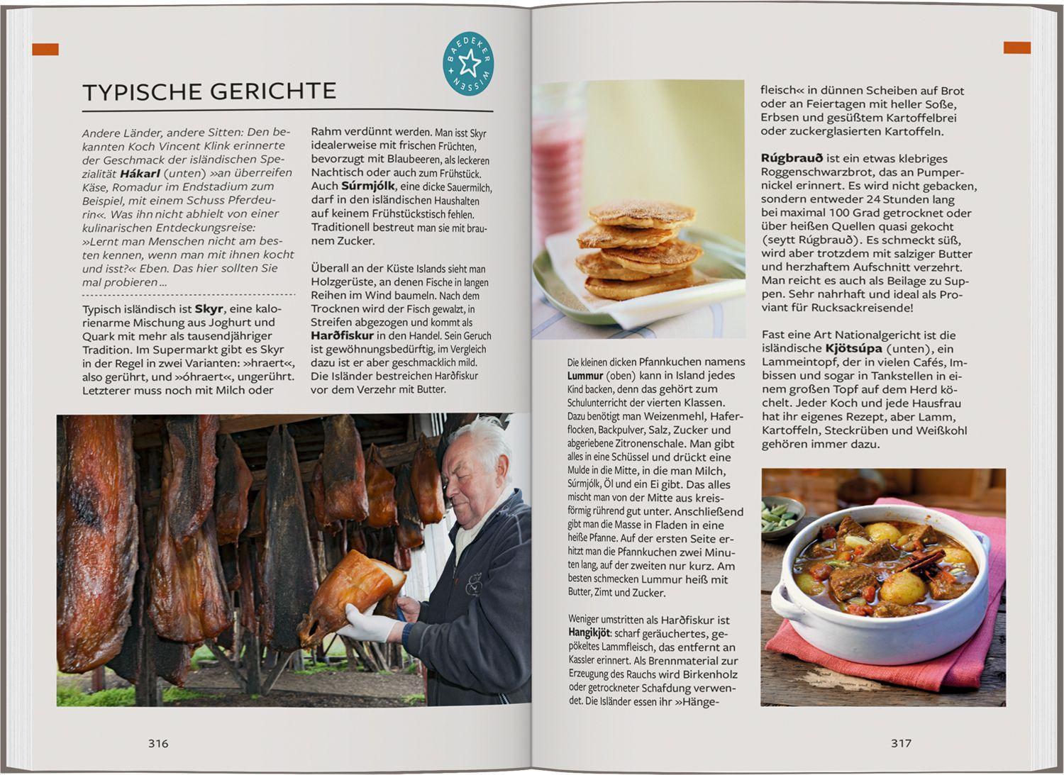 Beispielinhalt (Bild) Baedeker Reiseführer Island