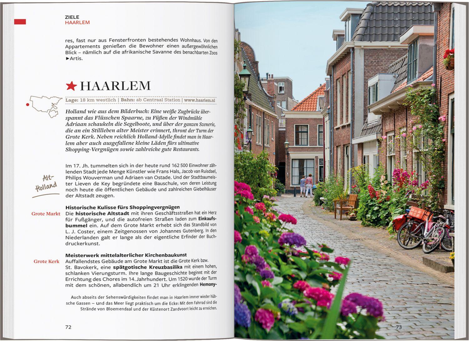 Beispielinhalt (Bild) Baedeker Reiseführer Amsterdam