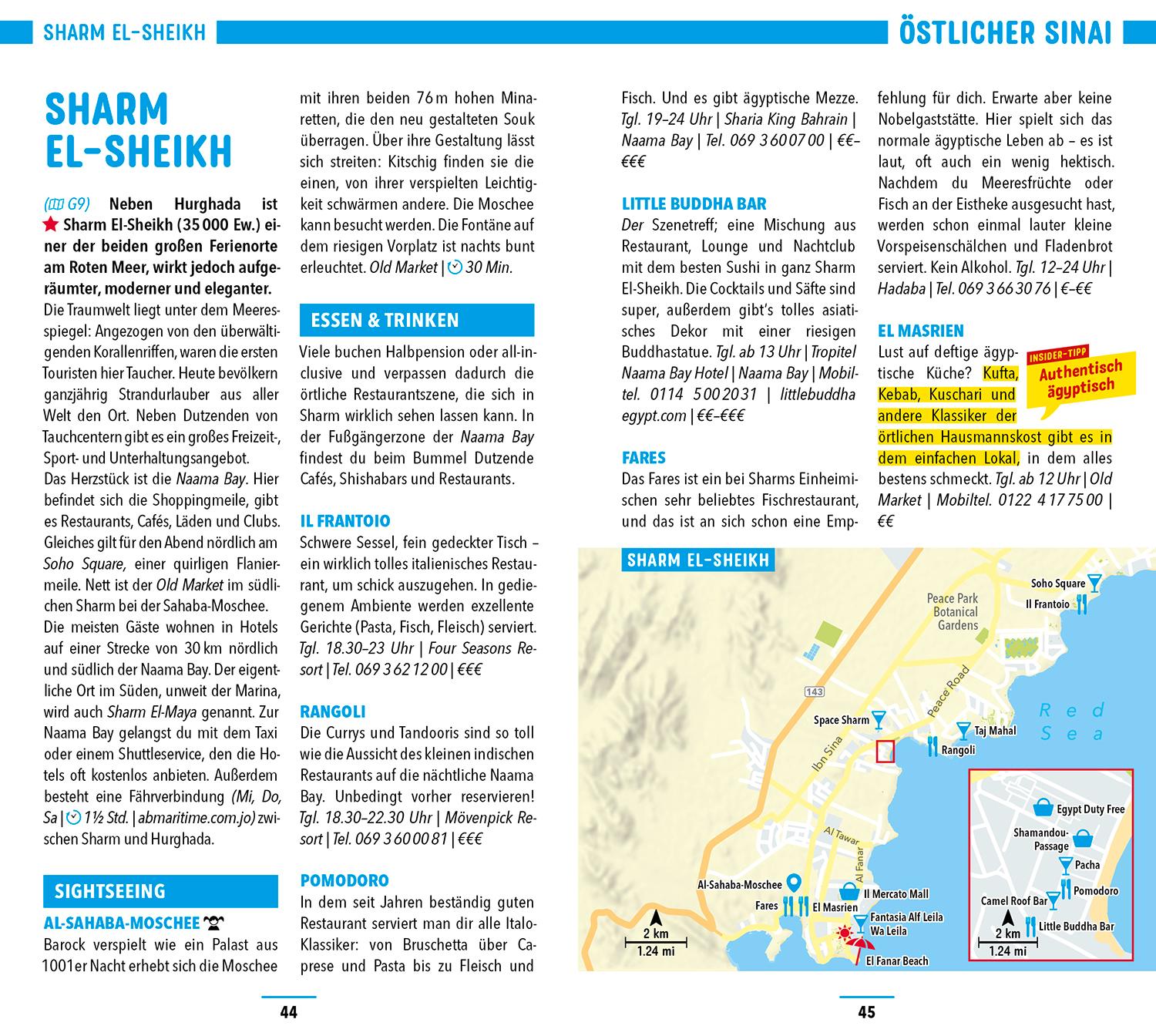Beispielinhalt (Bild) MARCO POLO Reiseführer Rotes Meer & Sinai
