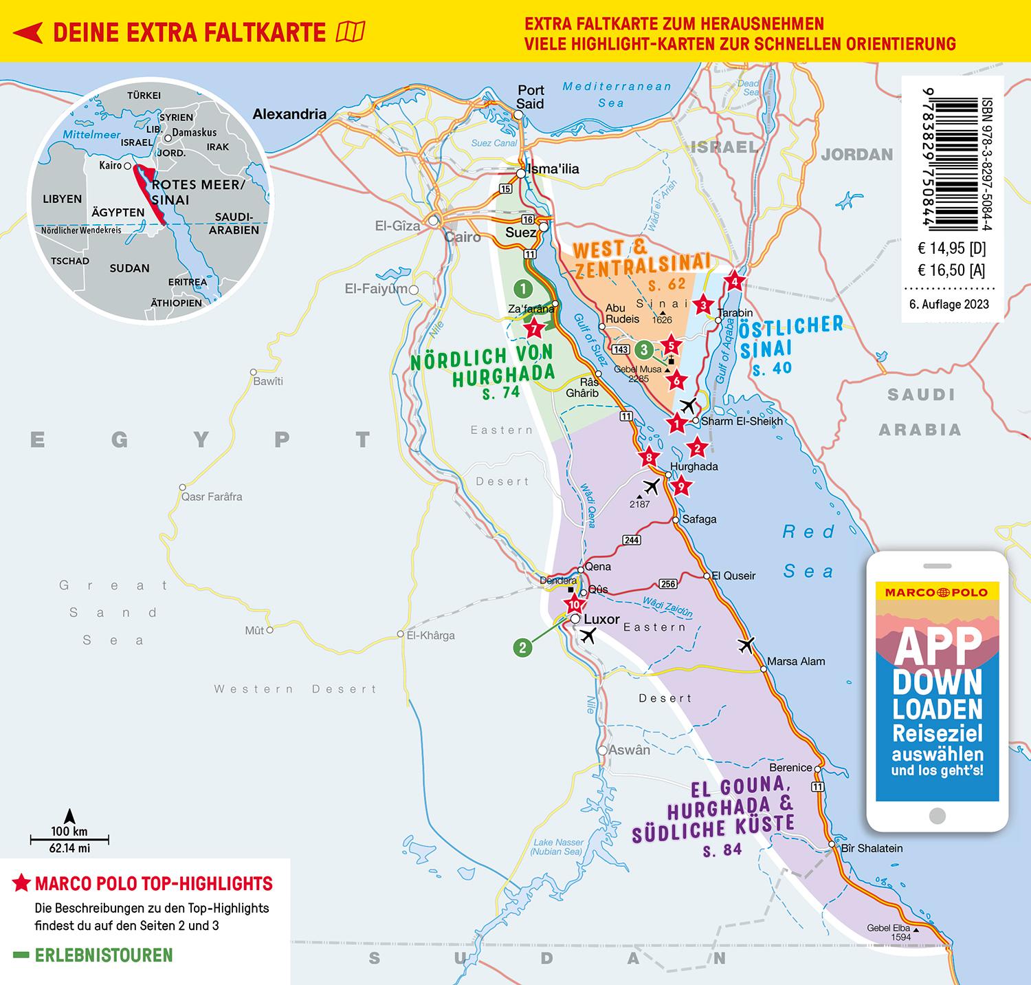 Beispielinhalt (Bild) MARCO POLO Reiseführer Rotes Meer & Sinai