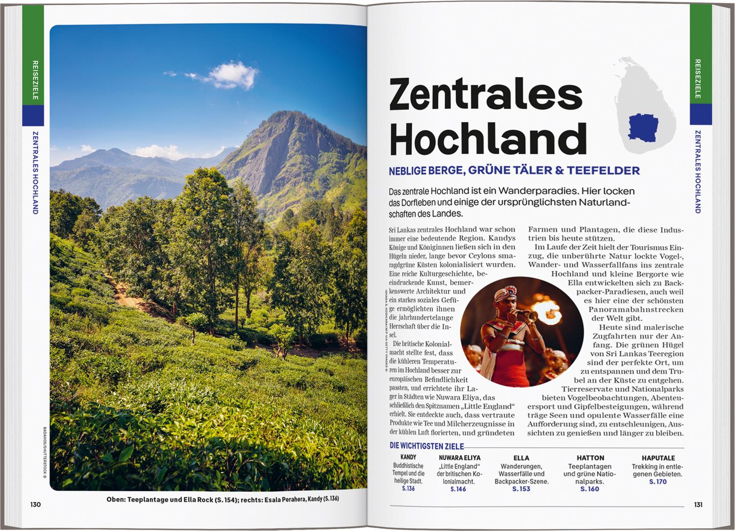 Beispielinhalt (Bild) LONELY PLANET Reiseführer Sri Lanka