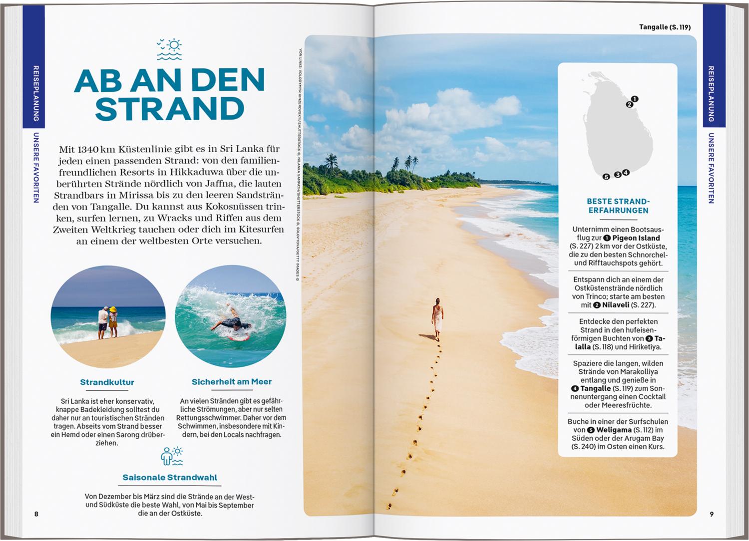 Beispielinhalt (Bild) LONELY PLANET Reiseführer Sri Lanka
