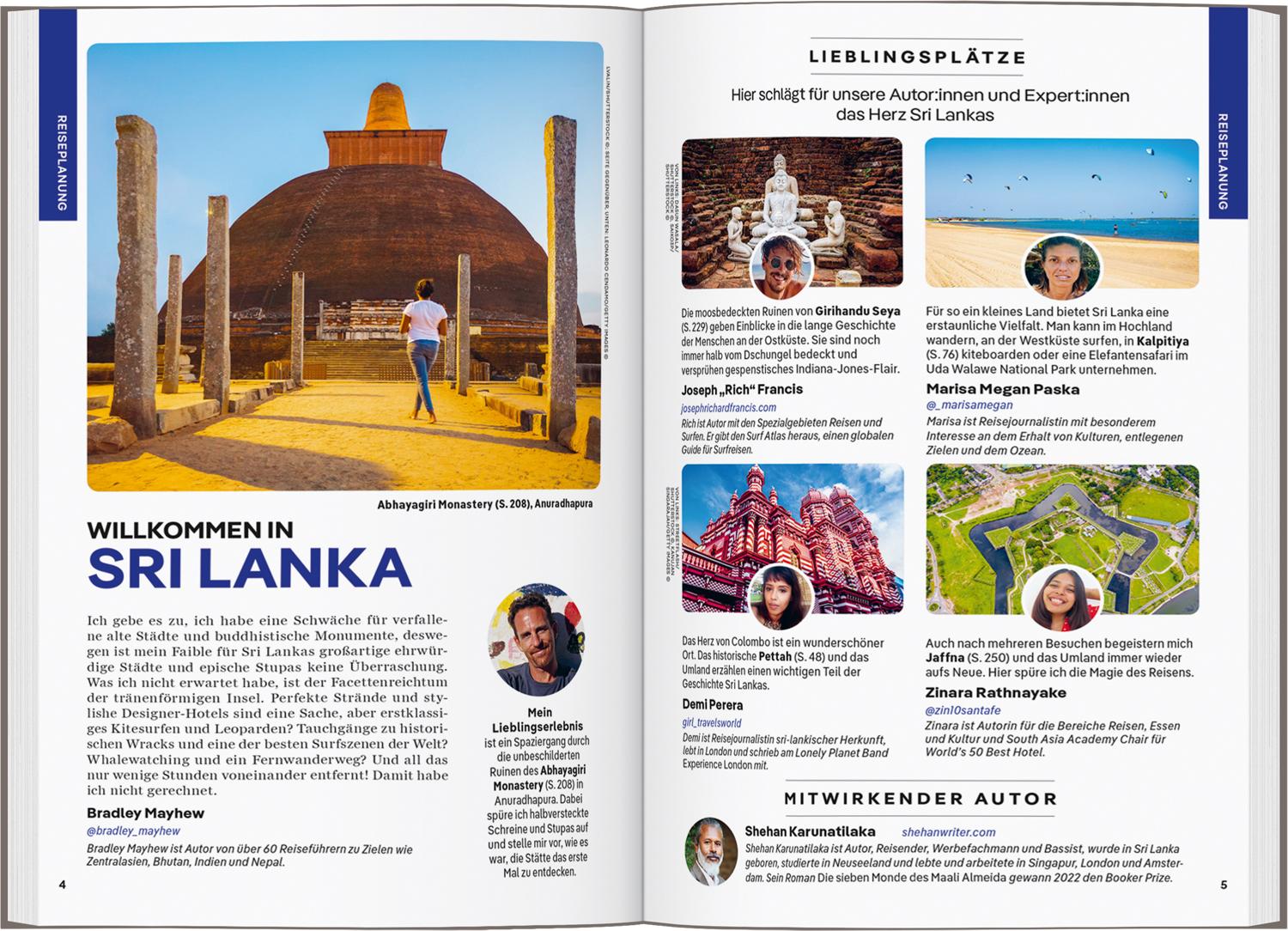 Beispielinhalt (Bild) LONELY PLANET Reiseführer Sri Lanka