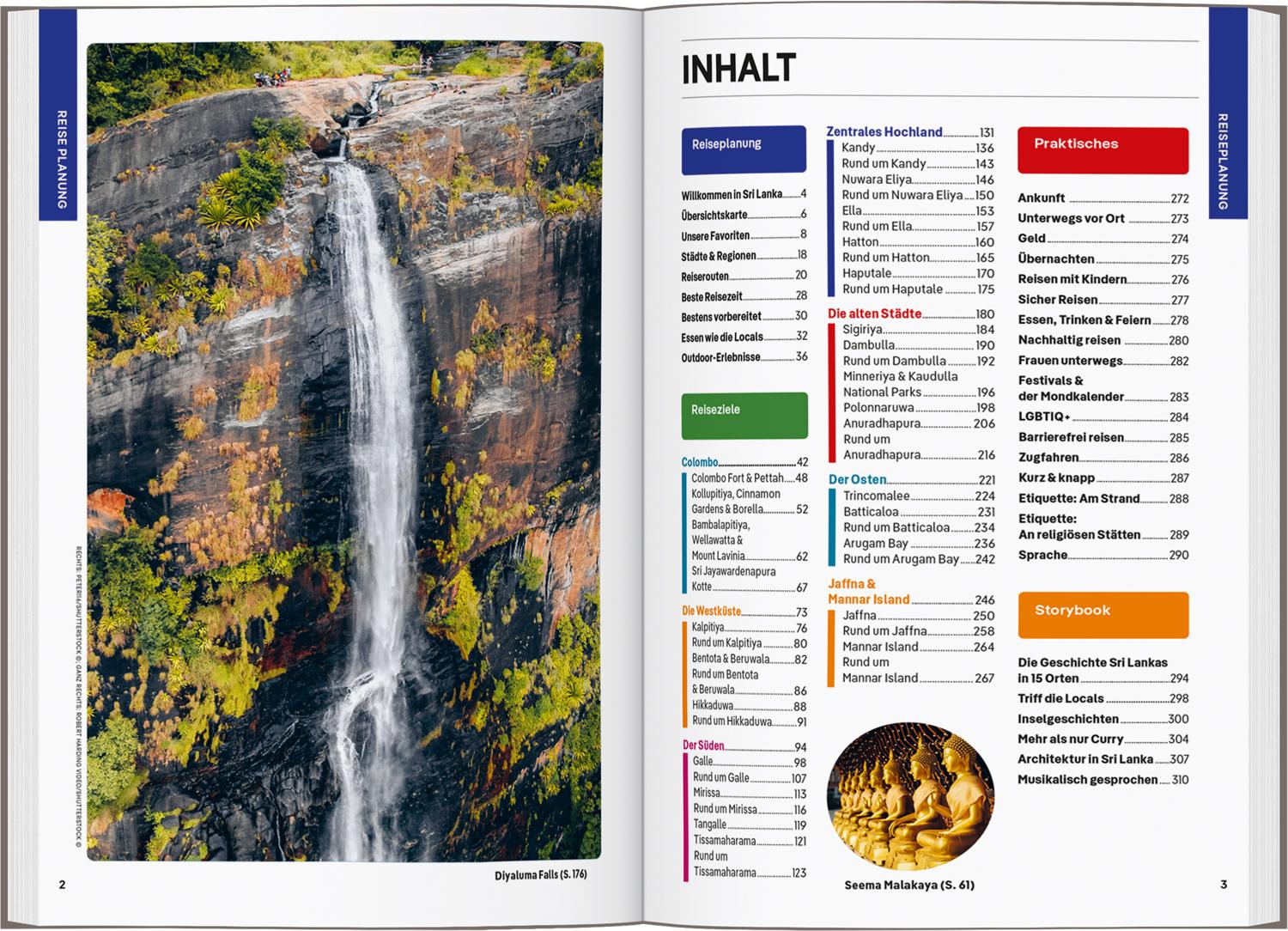 Beispielinhalt (Bild) LONELY PLANET Reiseführer Sri Lanka