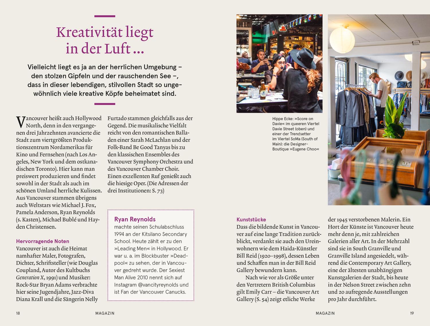 Beispielinhalt (Bild) Baedeker SMART Reiseführer Vancouver und die kanadischen Rockies