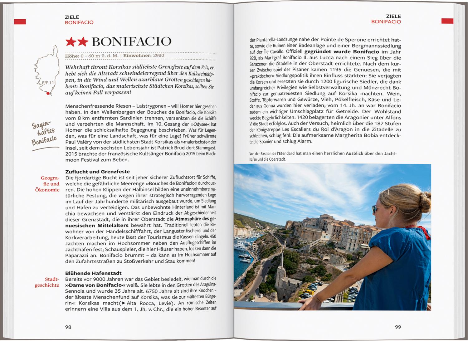 Beispielinhalt (Bild) Baedeker Reiseführer Korsika