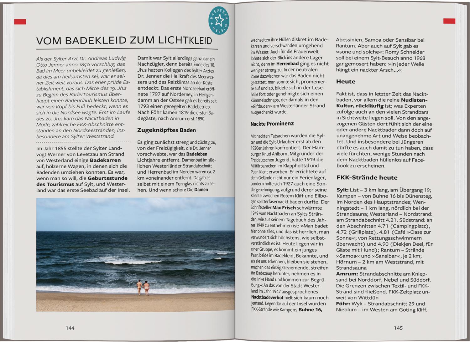Beispielinhalt (Bild) Baedeker Reiseführer Sylt, Amrum, Föhr