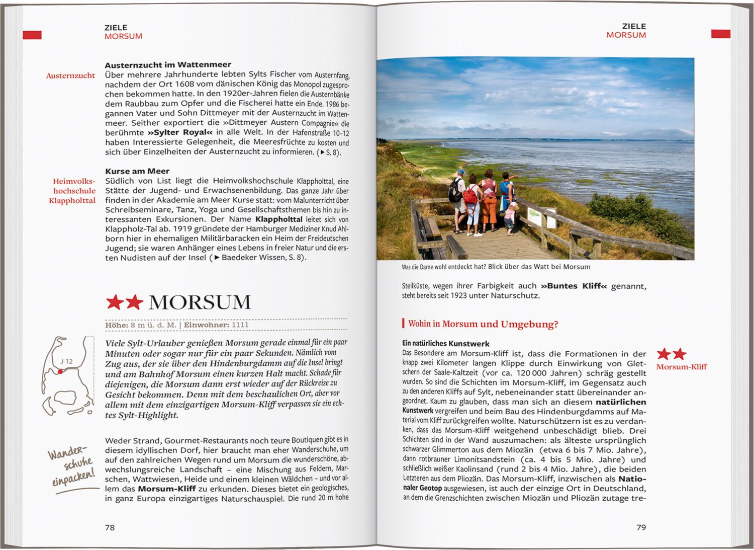 Beispielinhalt (Bild) Baedeker Reiseführer Sylt, Amrum, Föhr