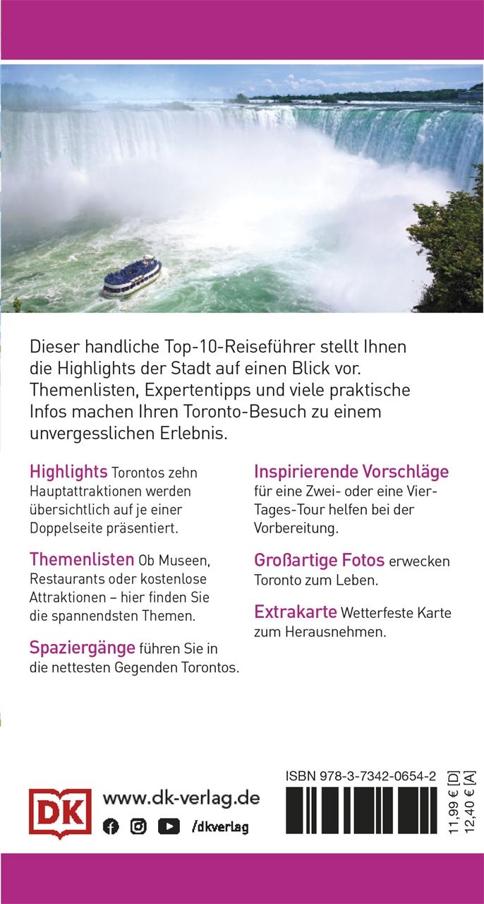 Beispielinhalt (Bild) Top 10 Reiseführer Toronto