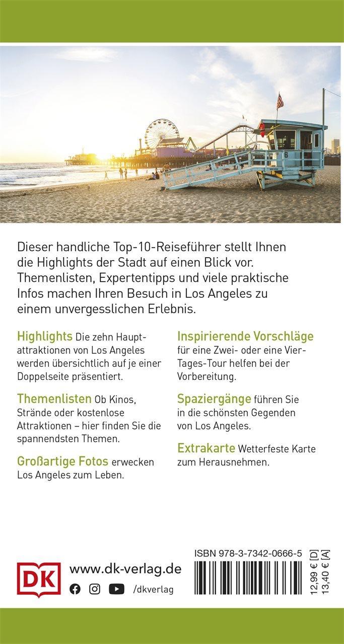 Rückseitencover Top 10 Reiseführer Los Angeles