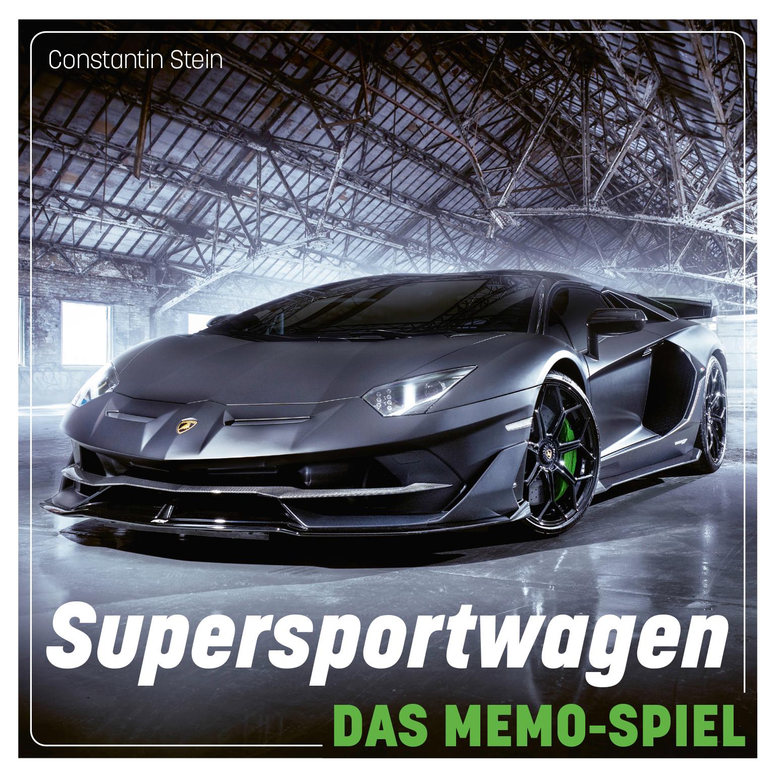 Vorderes Coverbild Supersportwagen - Das Memo-Spiel