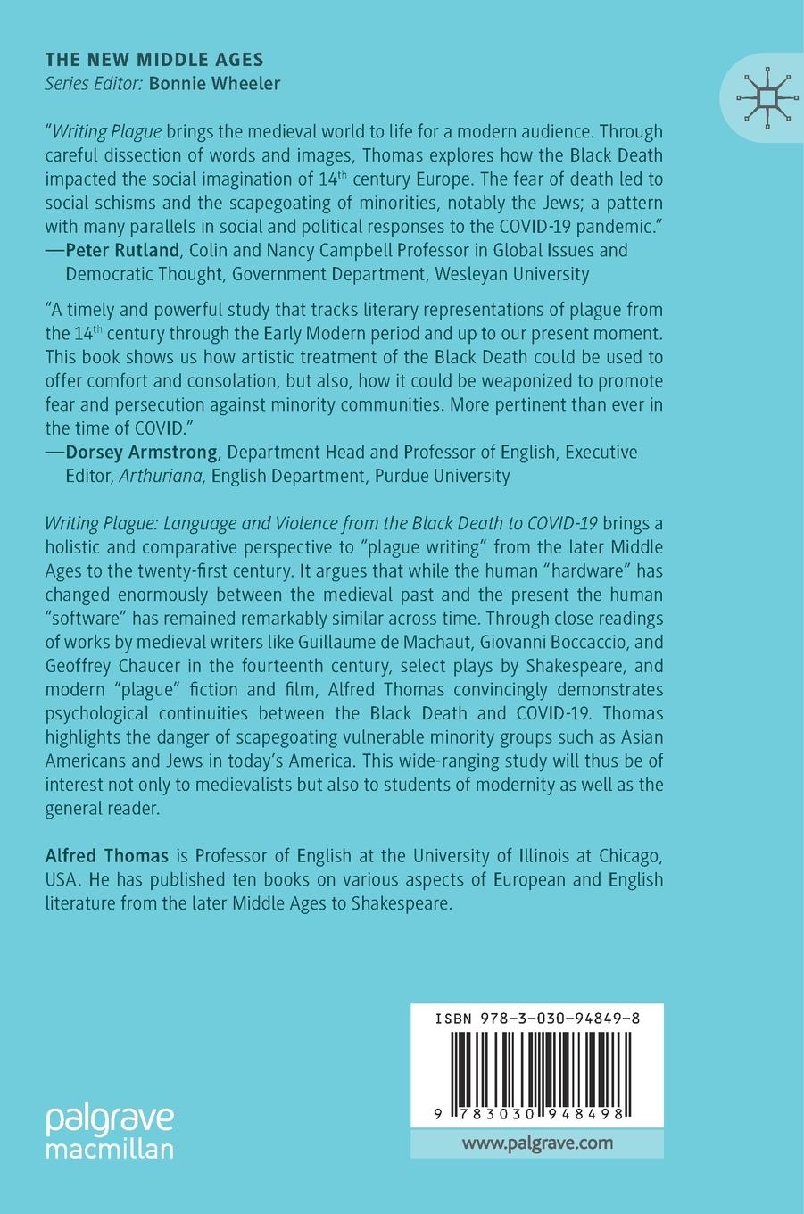 Rückseitencover Writing Plague