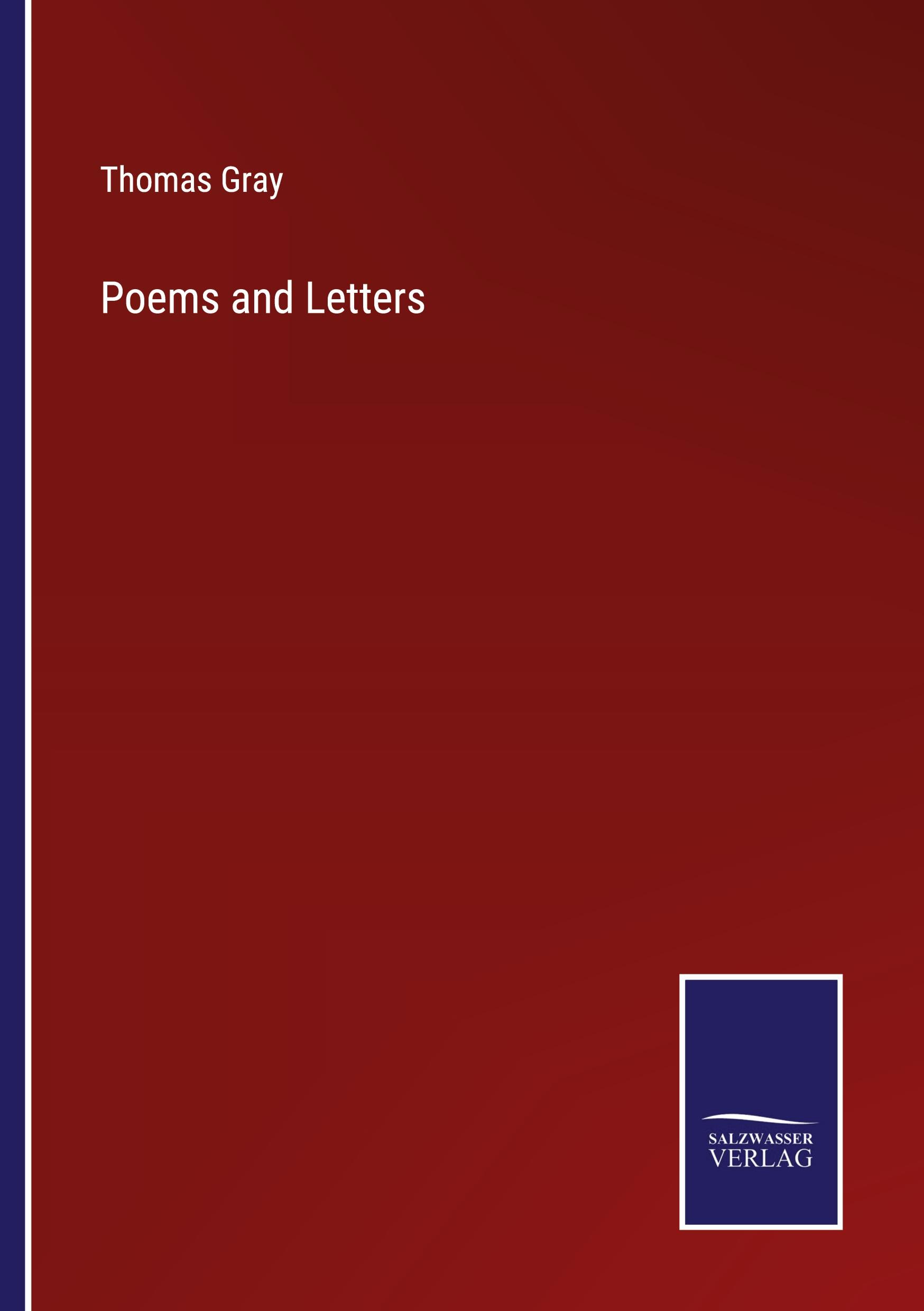 Vorderes Coverbild Poems and Letters