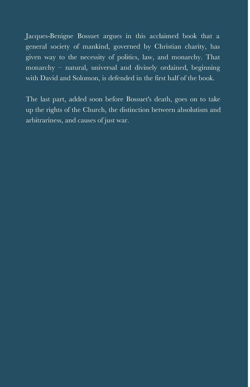 Rückseitencover Politics Drawn from the Very Words of Holy Scripture