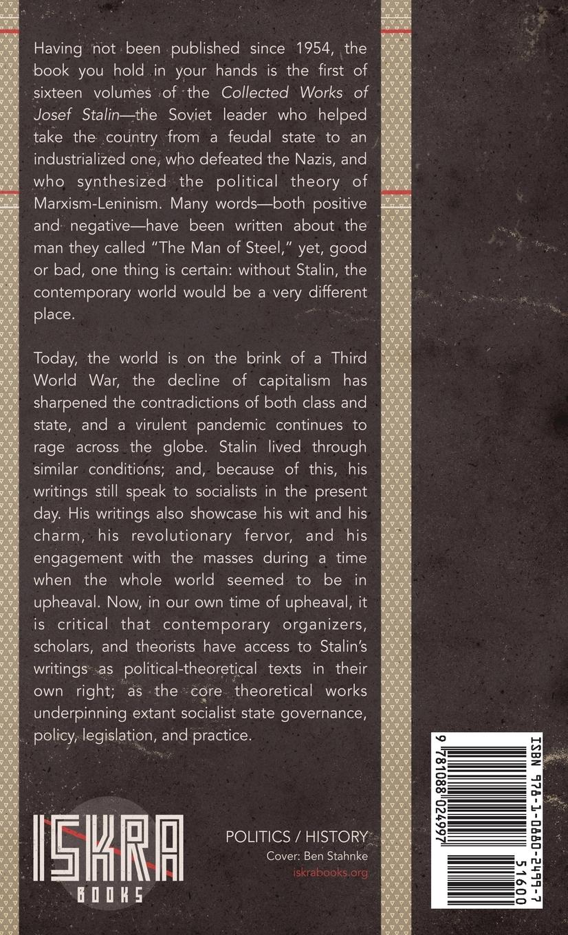 Rückseitencover Collected Works of Josef Stalin