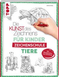Vorderes Coverbild Die Kunst des Zeichnens für Kinder Zeichenschule - Tiere