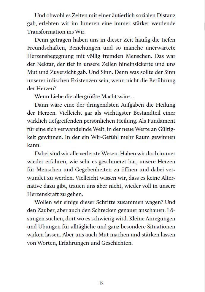 Beispielinhalt (Bild) Herzen berühren