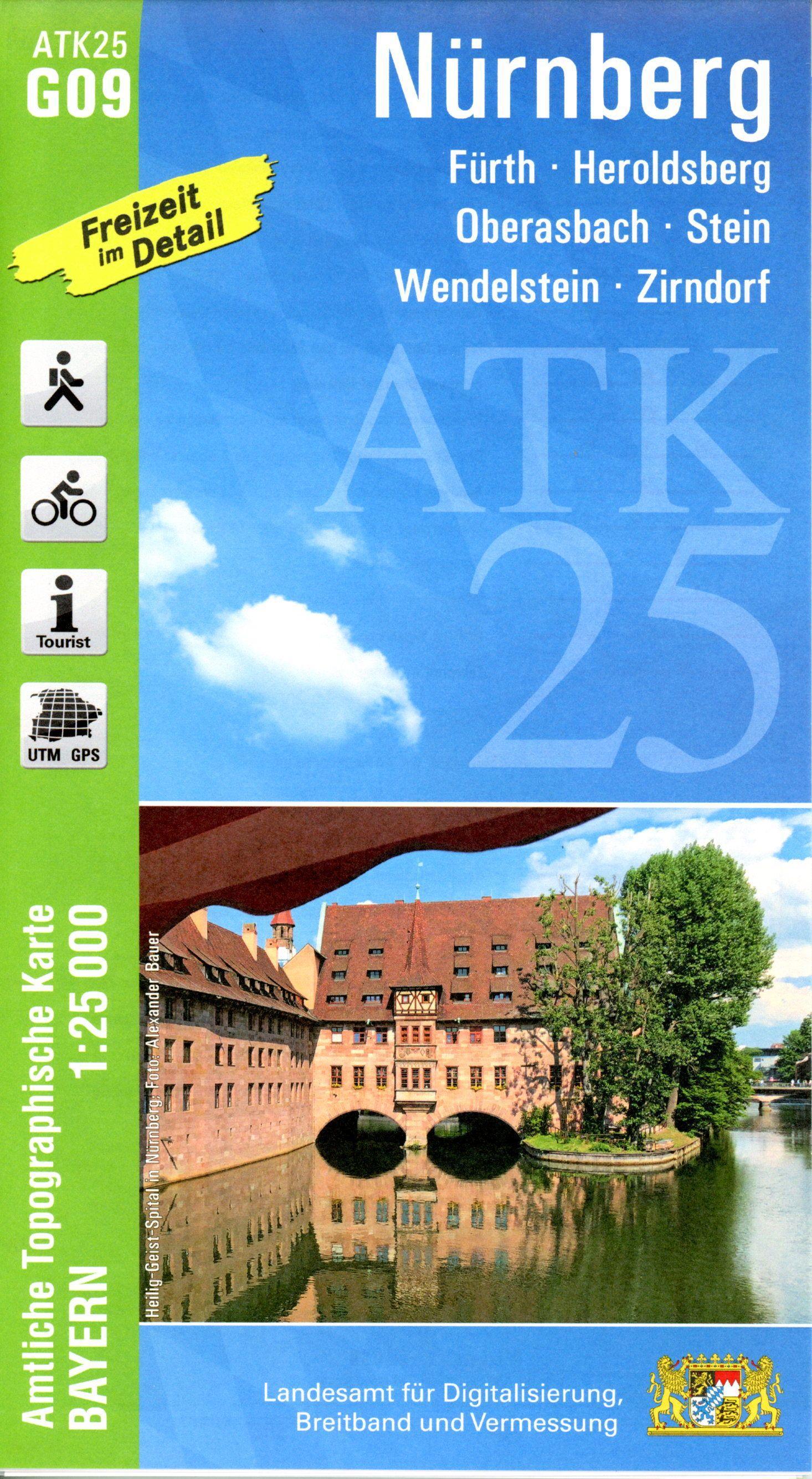 Vorderes Coverbild Nürnberg 1 : 25 000