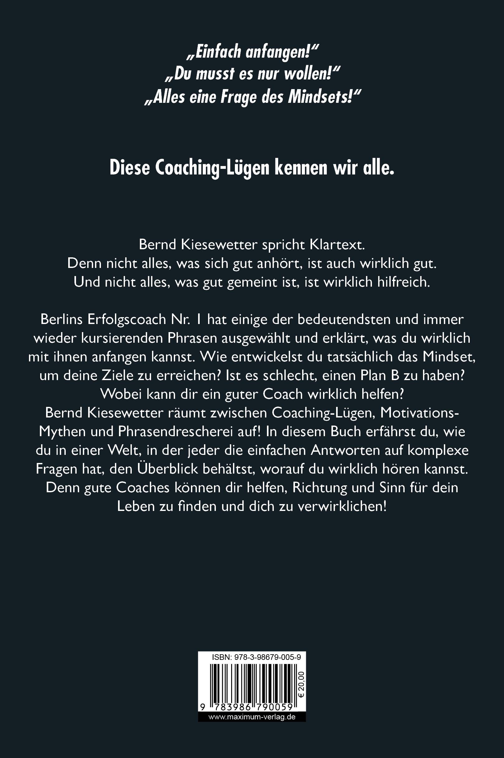 Beispielinhalt (Bild) Coaching Lügen?