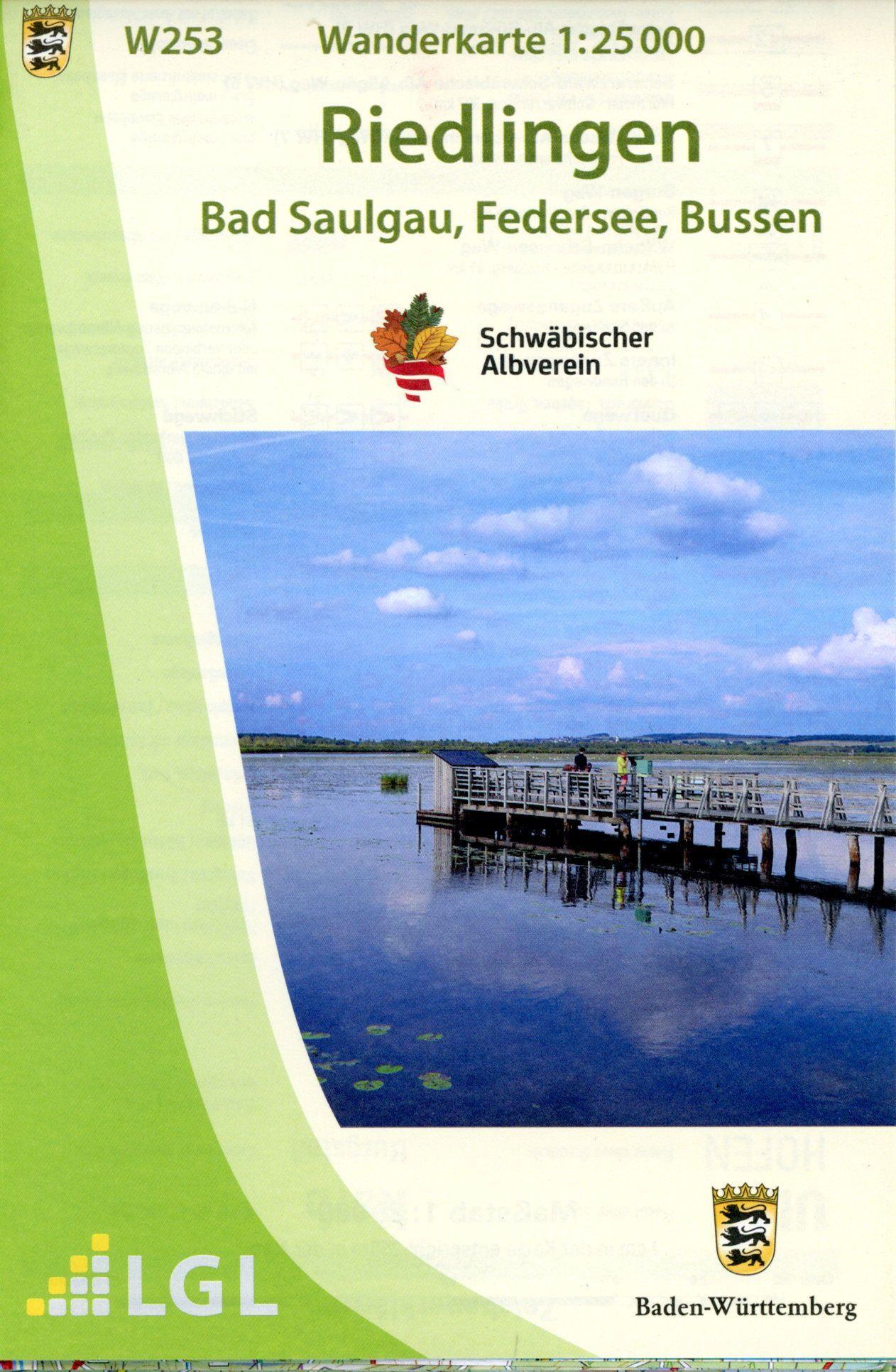 Vorderes Coverbild W253 Wanderkarte 1:25 000 Riedlingen