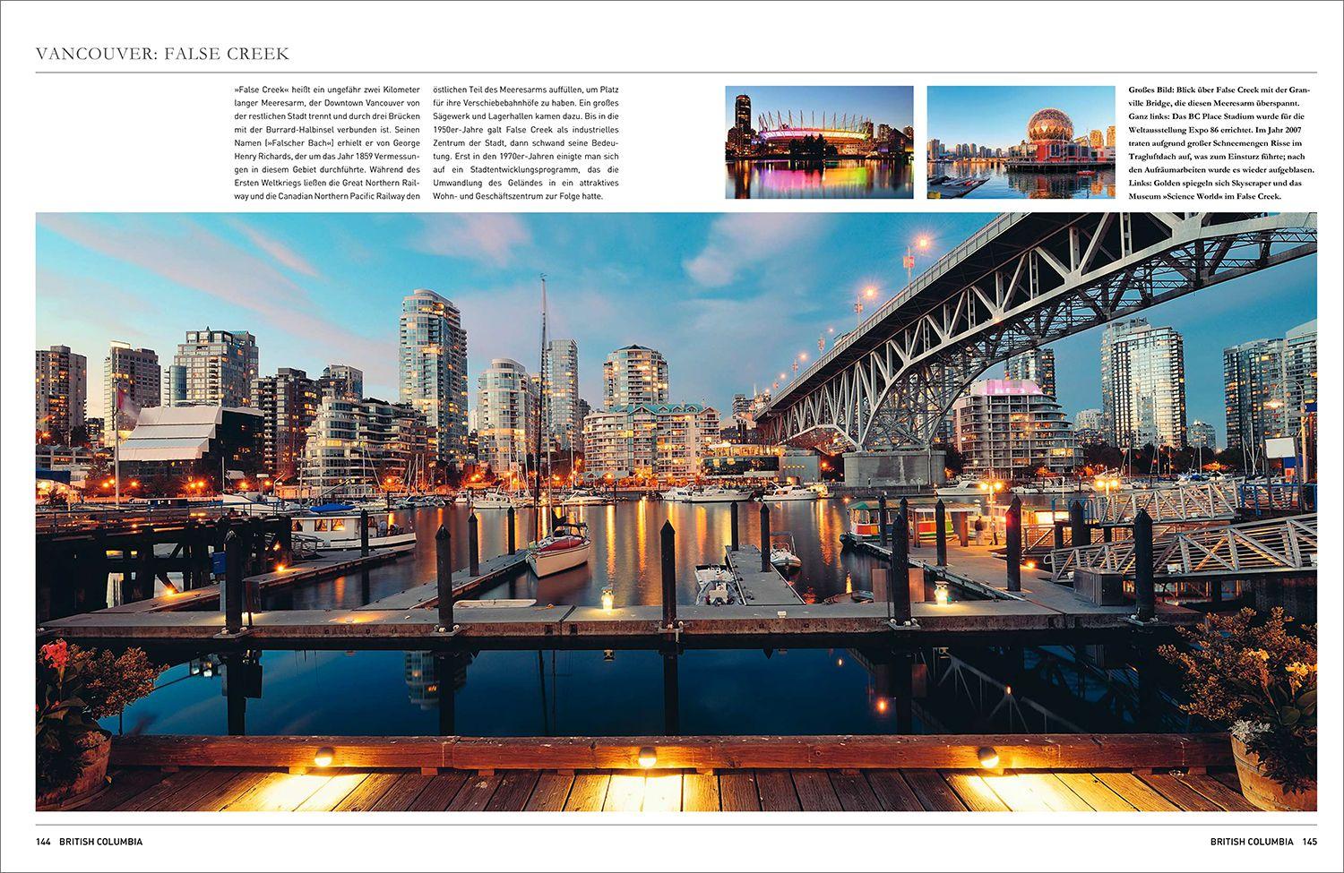 Beispielinhalt (Bild) KUNTH Kanada. Das Buch