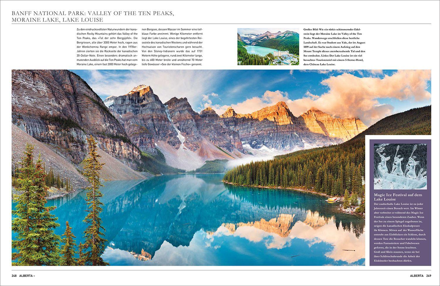 Beispielinhalt (Bild) KUNTH Kanada. Das Buch