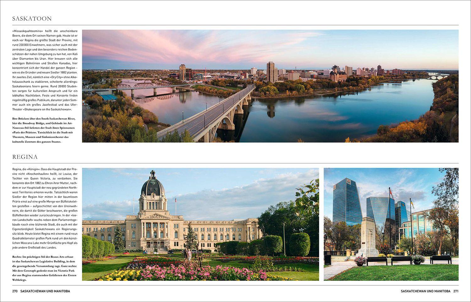 Beispielinhalt (Bild) KUNTH Kanada. Das Buch