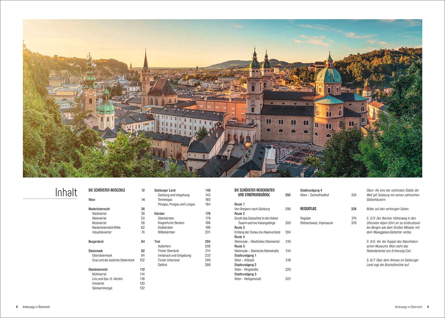 Beispielinhalt (Bild) KUNTH Unterwegs in Österreich