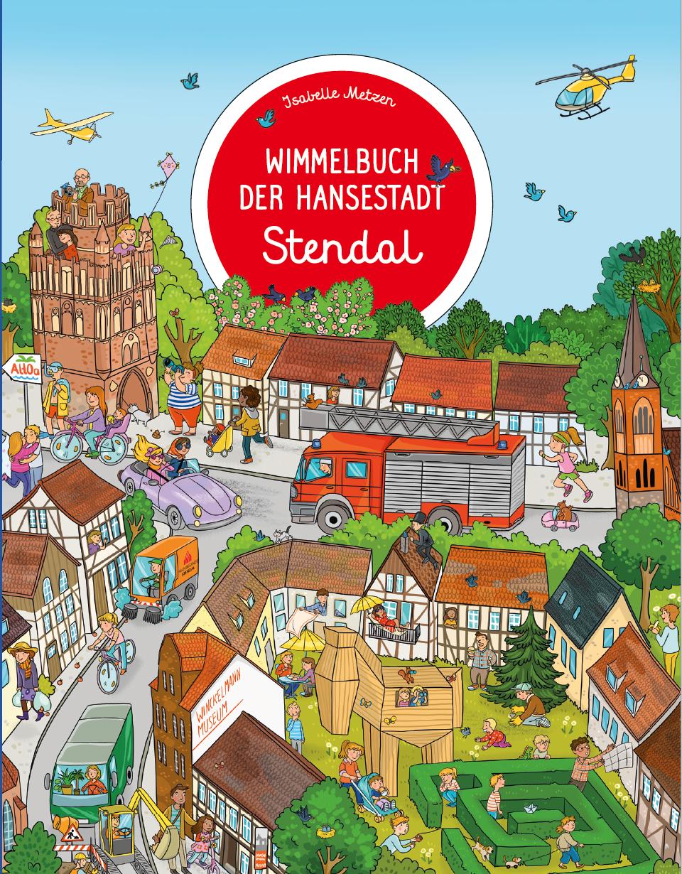 Vorderes Coverbild Wimmelbuch der Hansestadt Stendal