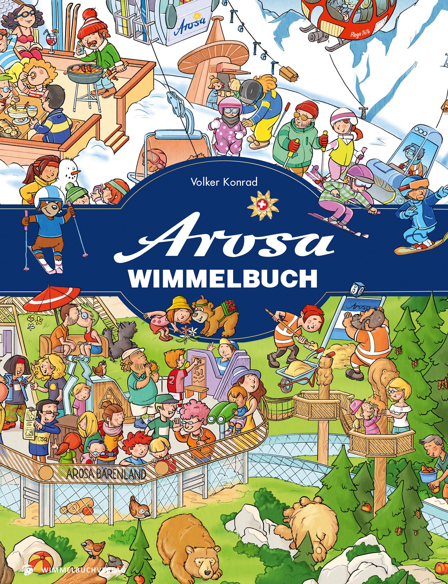 Vorderes Coverbild Arosa Wimmelbuch