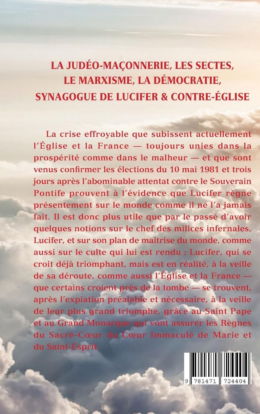 Rückseitencover Lucifer et le pouvoir occulte