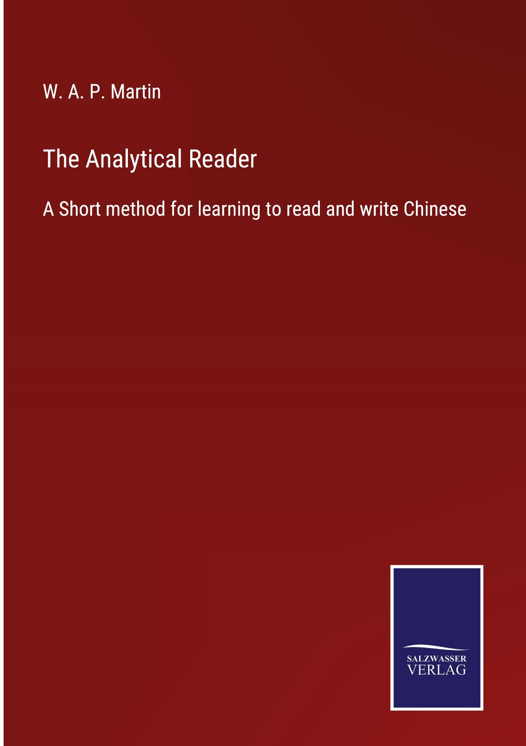 Vorderes Coverbild The Analytical Reader