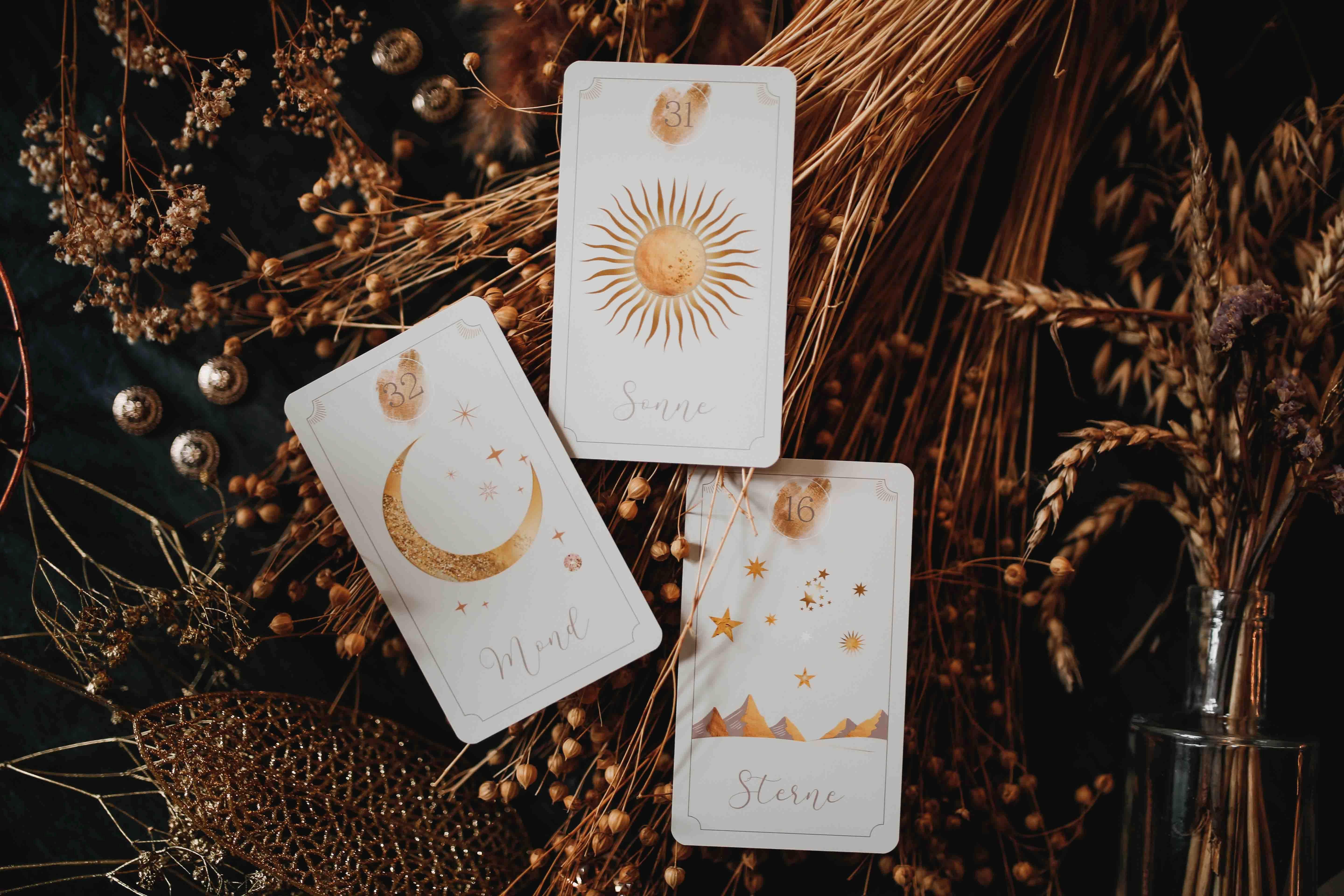 Beispielinhalt (Bild) Lenormand - Dein Starterkit