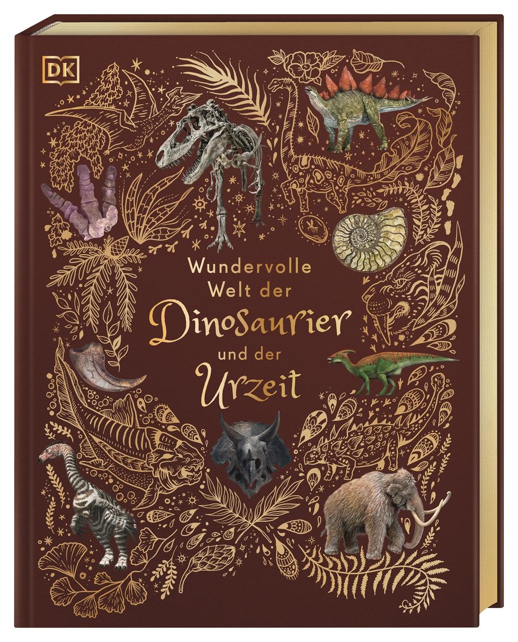 Vorderes Coverbild Wundervolle Welt der Dinosaurier und der Urzeit
