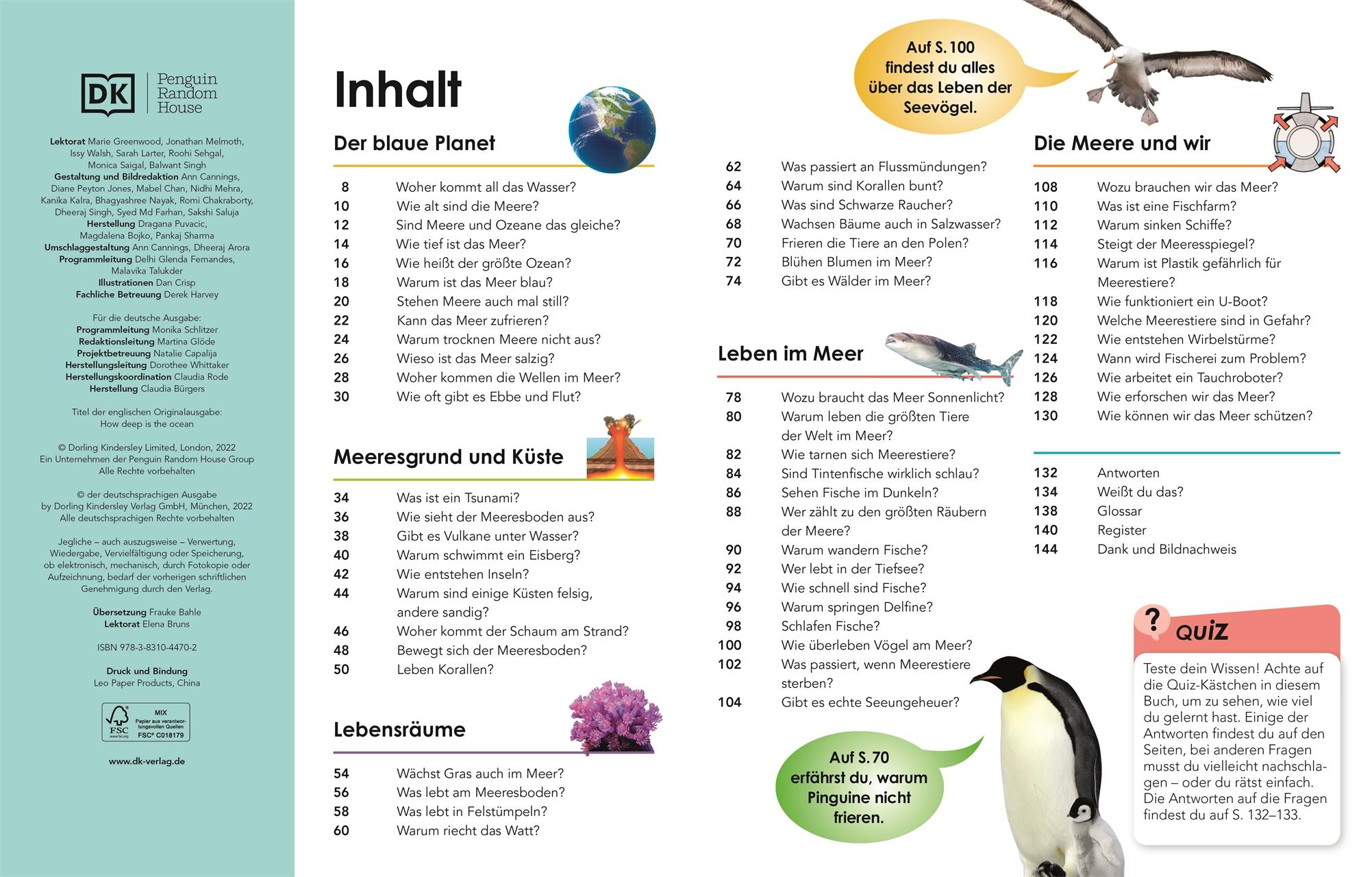 Beispielinhalt (Bild) Weshalb? Deshalb! Meere