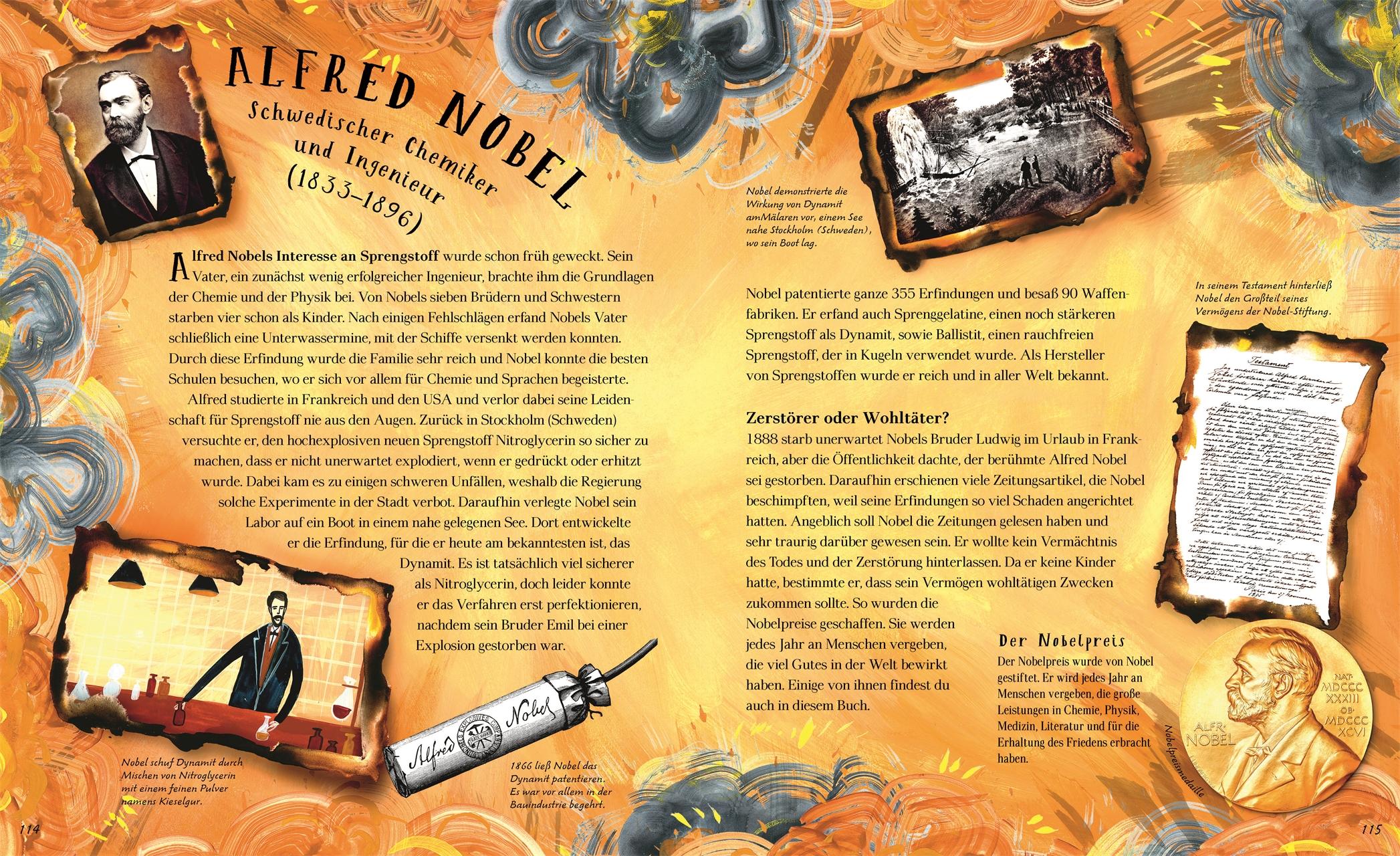 Beispielinhalt (Bild) Geniale Köpfe und ihre größten Erfindungen