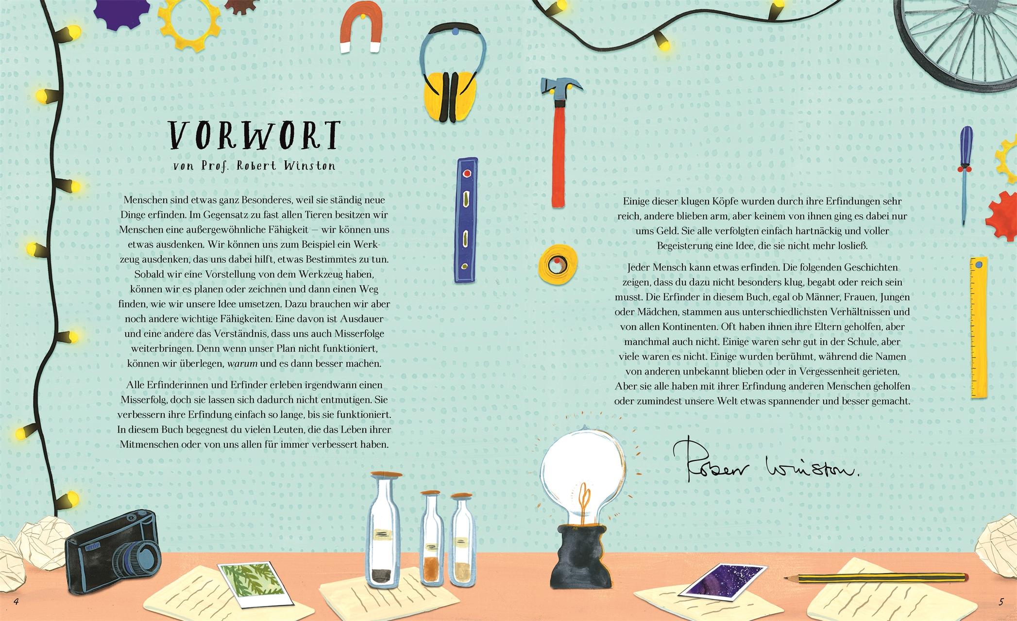 Beispielinhalt (Bild) Geniale Köpfe und ihre größten Erfindungen