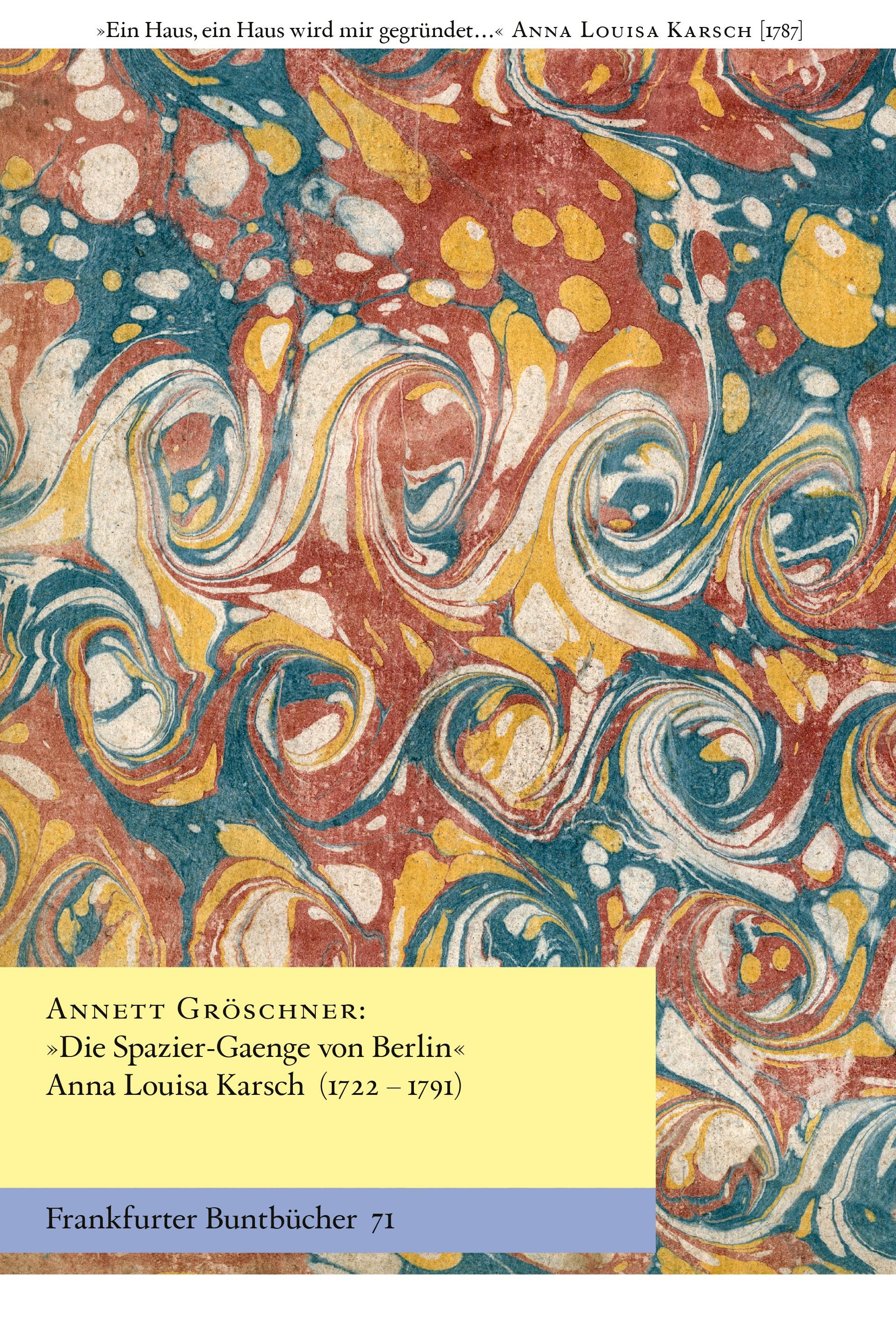 Vorderes Coverbild "Die Spazier-Gaenge von Berlin"
