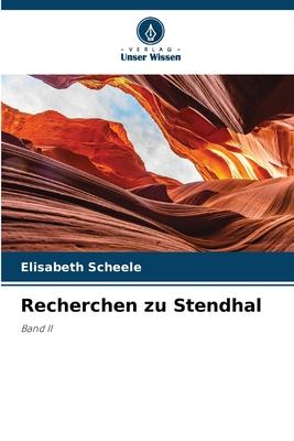 Vorderes Coverbild Recherchen zu Stendhal