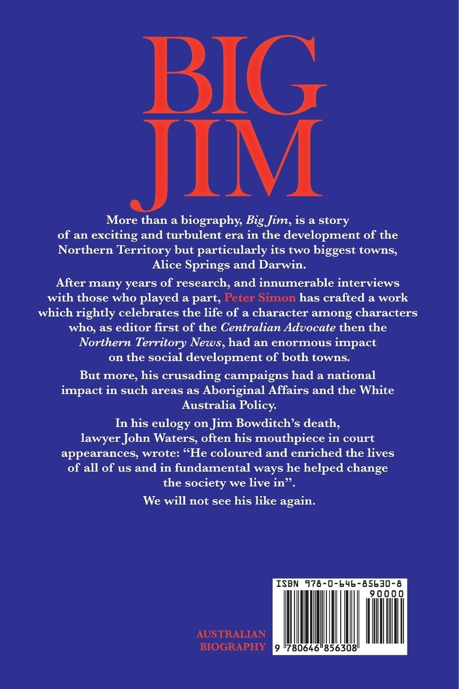 Rückseitencover Big Jim